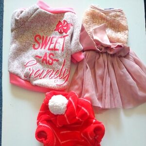 🌞3 dog dress/clothes